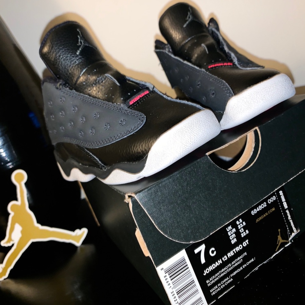 Jordan Retro 13 XIII Black Anthracite Pink | Sz 7c